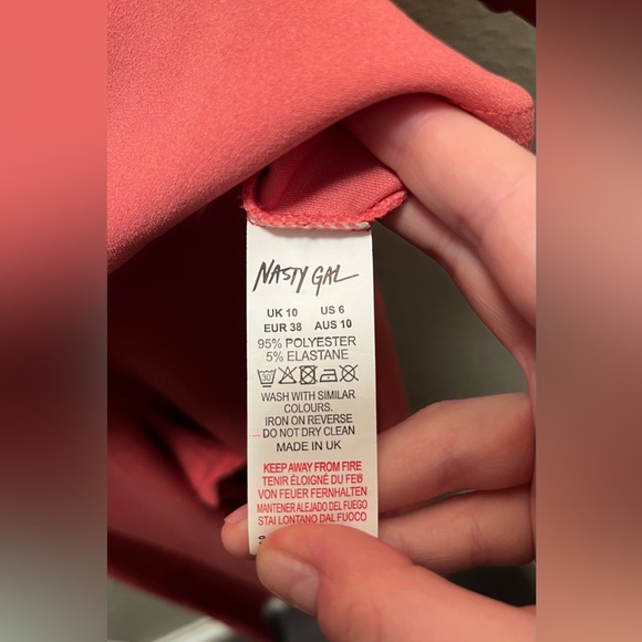 Nasty Gal, NWT, Settle the Score Crop Top and Pants Set - Dusty Rose - Picture 4 of 5